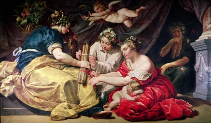 Frieden und Wohlstand binden die Pfeile des Krieges